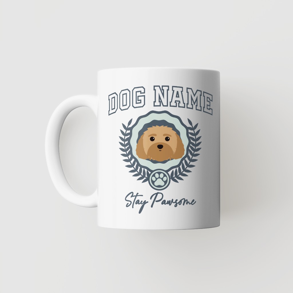 Stay Pawsome: Personalized {breedFullName} Mug
