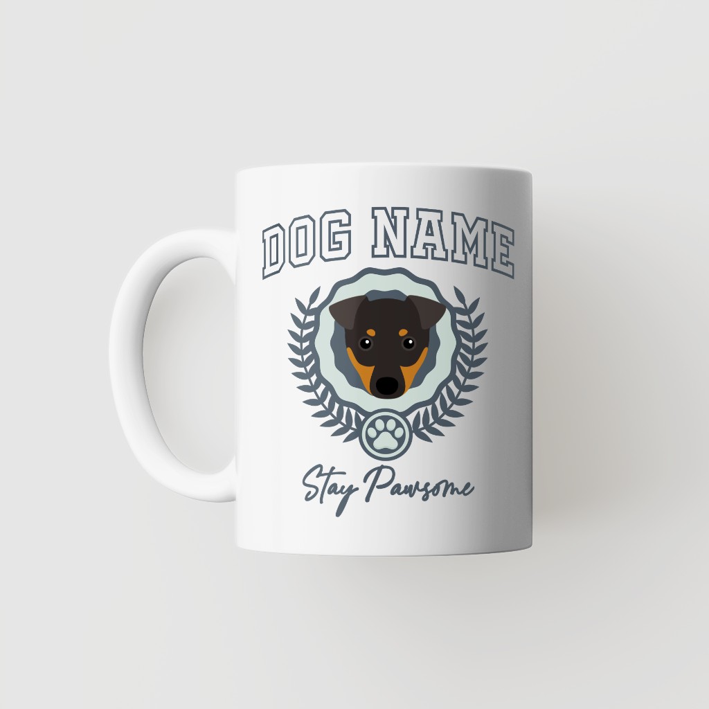Stay Pawsome: Personalised {breedFullName} Mug