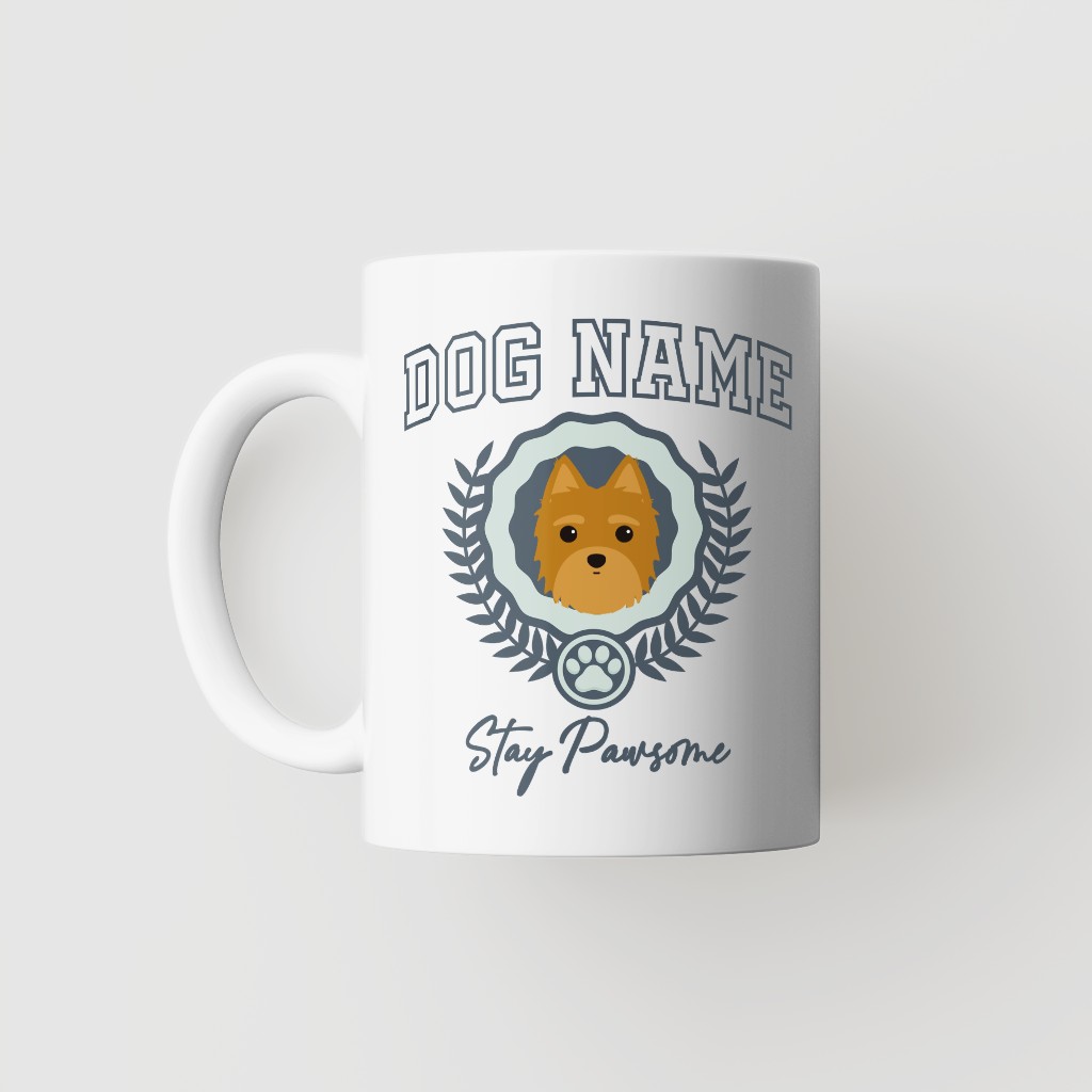 Stay Pawsome: Personalized {breedFullName} Mug
