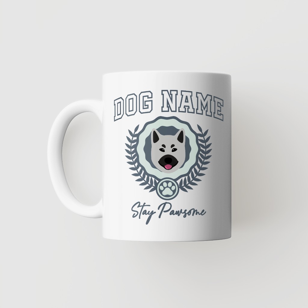 Stay Pawsome: Personalized {breedFullName} Mug