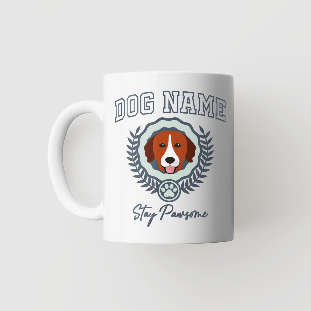Stay Pawsome: Personalized {breedFullName} Mug
