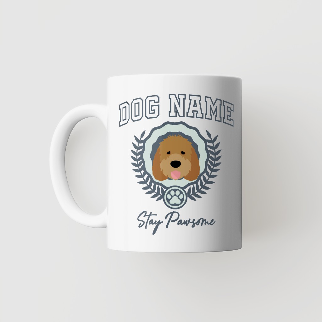 Stay Pawsome: Personalized {breedFullName} Mug