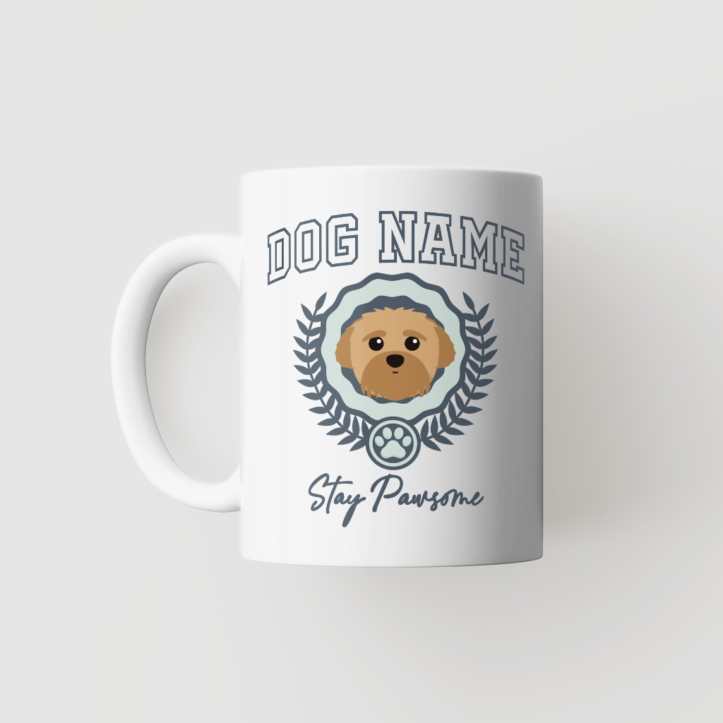 Stay Pawsome: Personalized {breedFullName} Mug