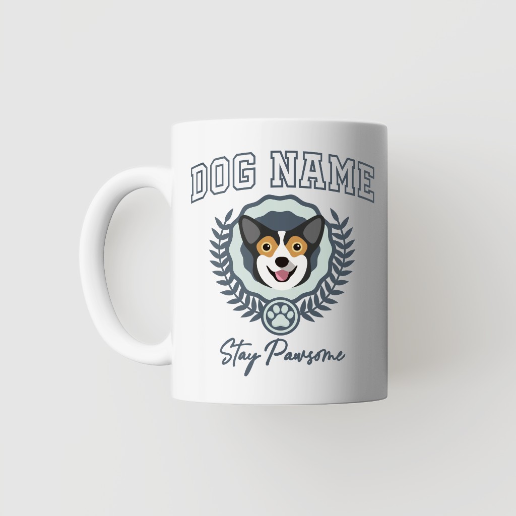 Stay Pawsome: Personalized {breedFullName} Mug