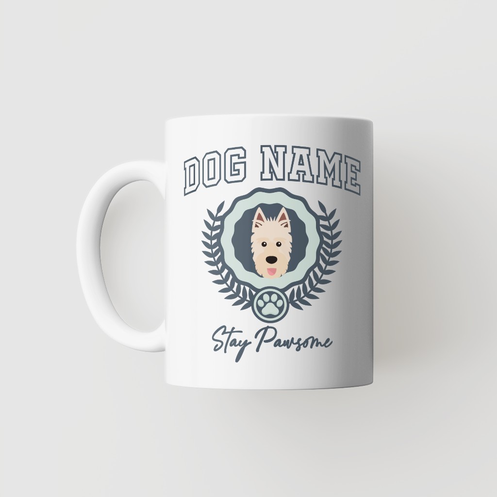 Stay Pawsome: Personalized {breedFullName} Mug