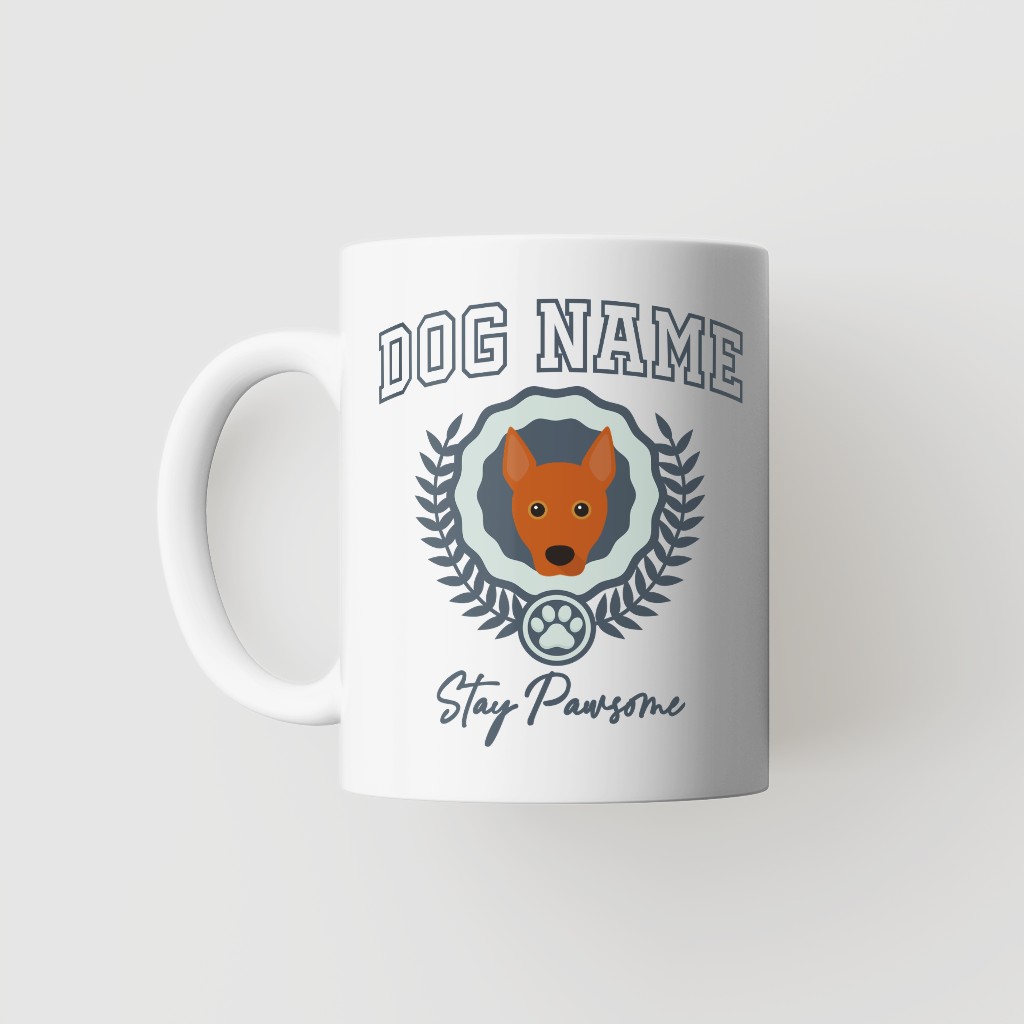 Stay Pawsome: Personalized {breedFullName} Mug