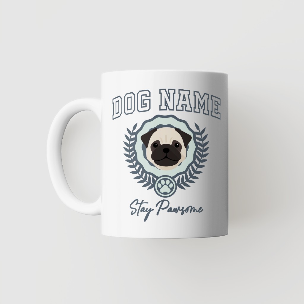 Stay Pawsome: Personalized {breedFullName} Mug