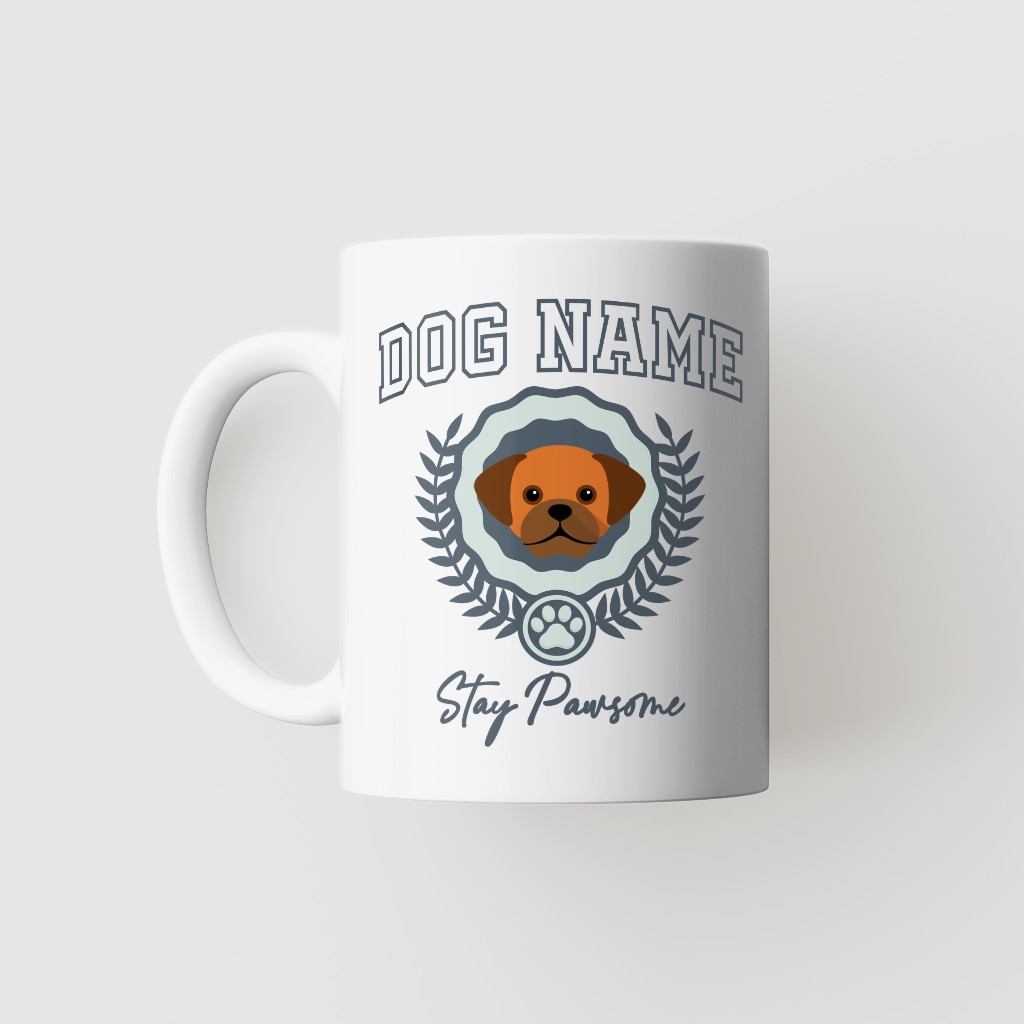Stay Pawsome: Personalized {breedFullName} Mug