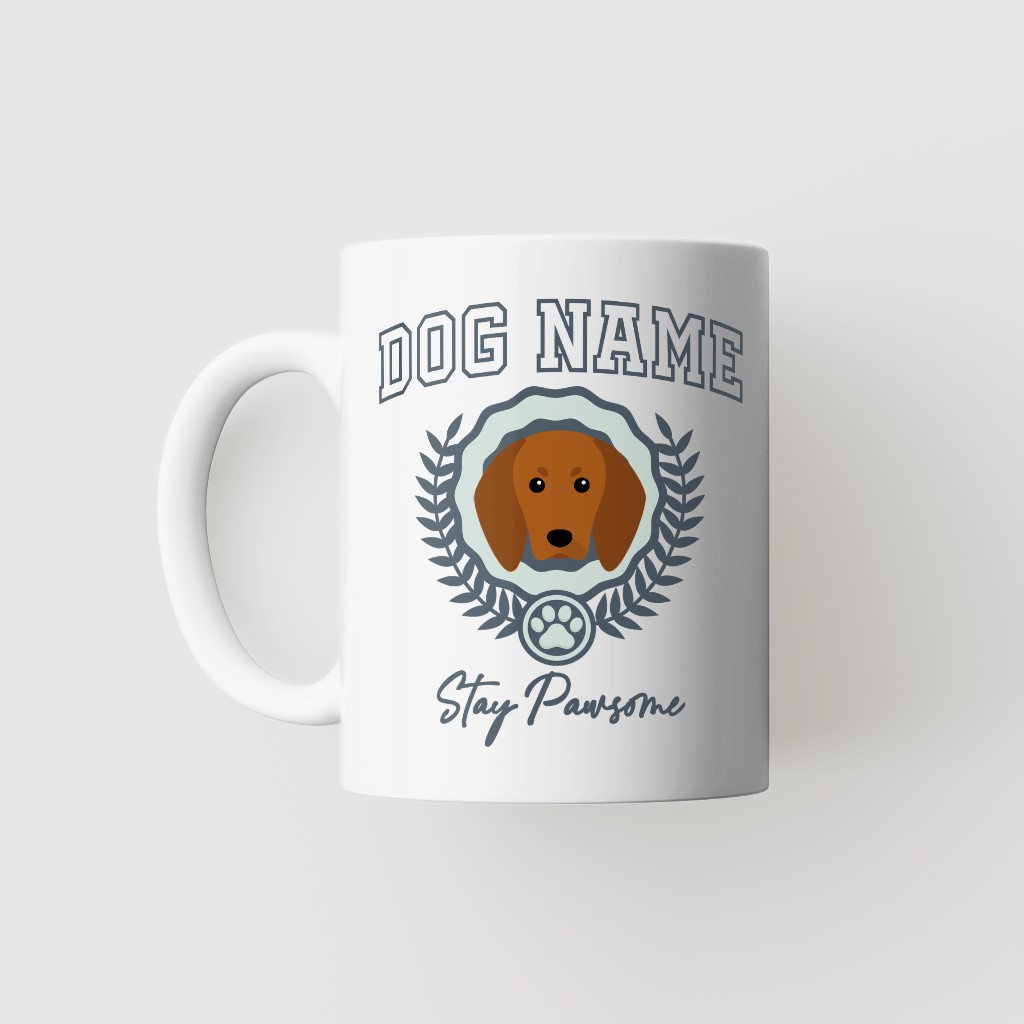 Stay Pawsome: Personalized {breedFullName} Mug