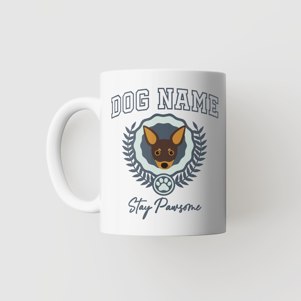 Stay Pawsome: Personalized {breedFullName} Mug