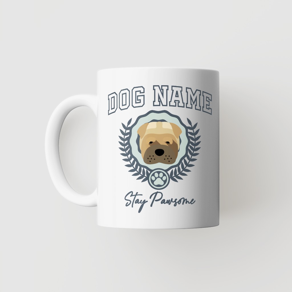 Stay Pawsome: Personalized {breedFullName} Mug