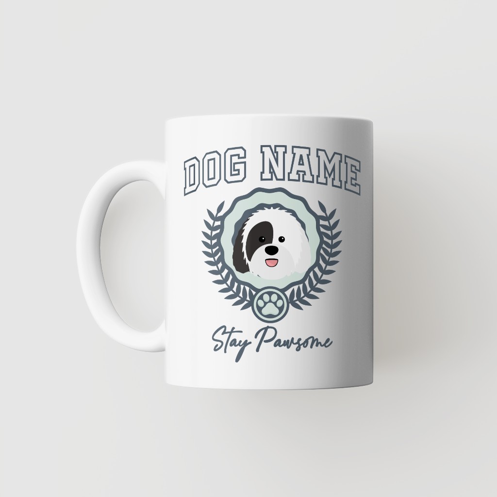 Stay Pawsome: Personalized {breedFullName} Mug