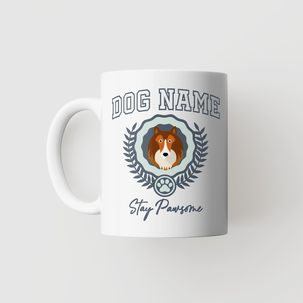 Stay Pawsome: Personalized {breedFullName} Mug