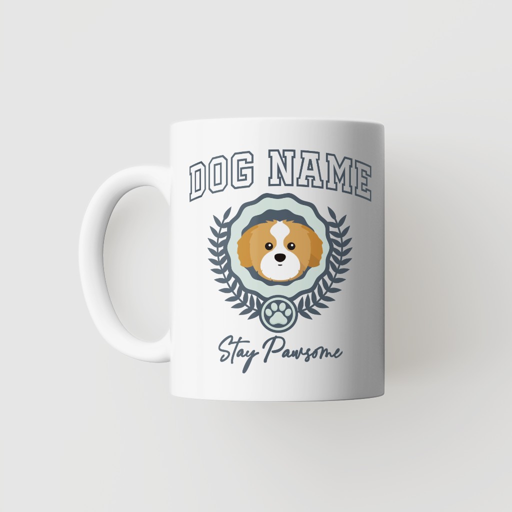 Stay Pawsome: Personalized {breedFullName} Mug