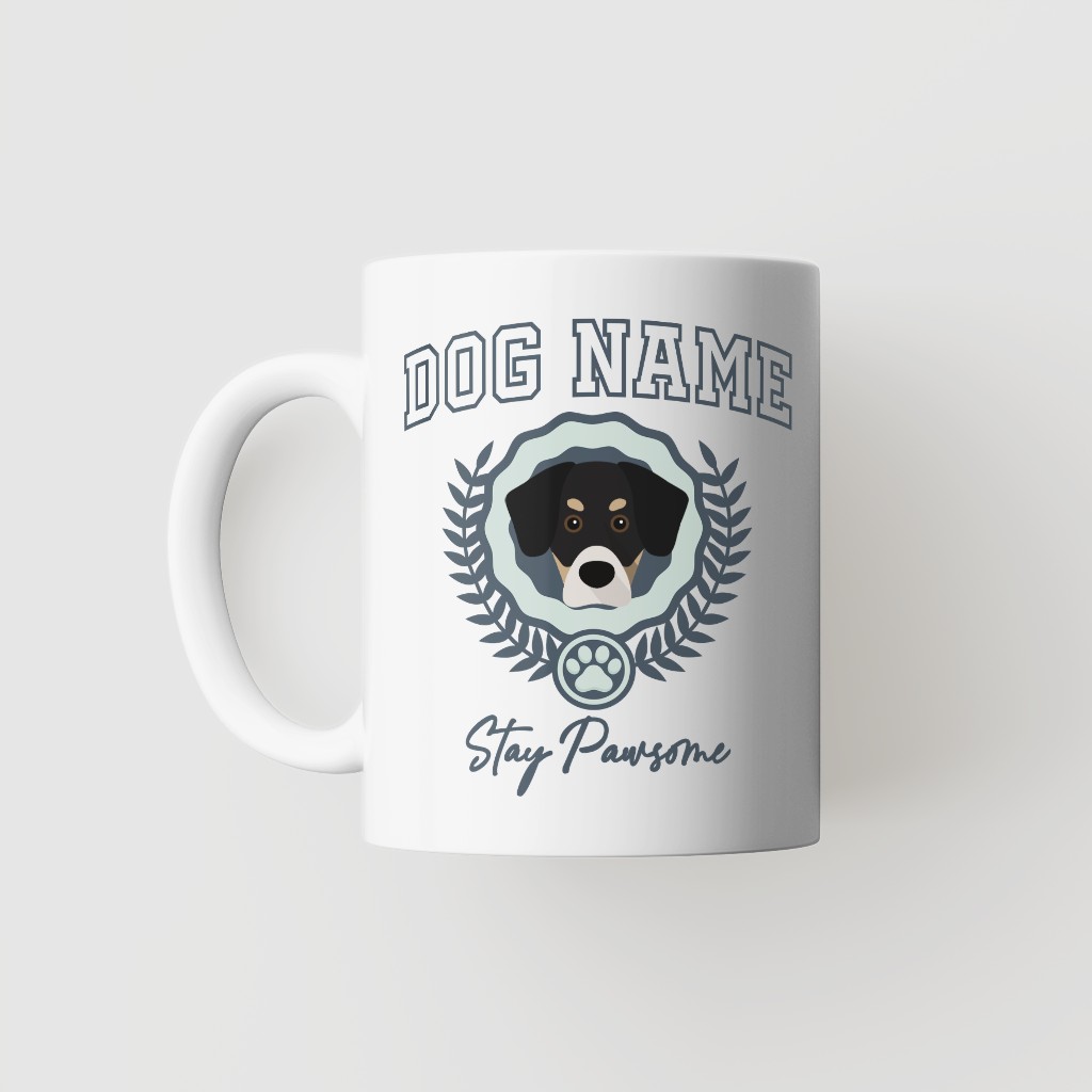 Stay Pawsome: Personalized {breedFullName} Mug