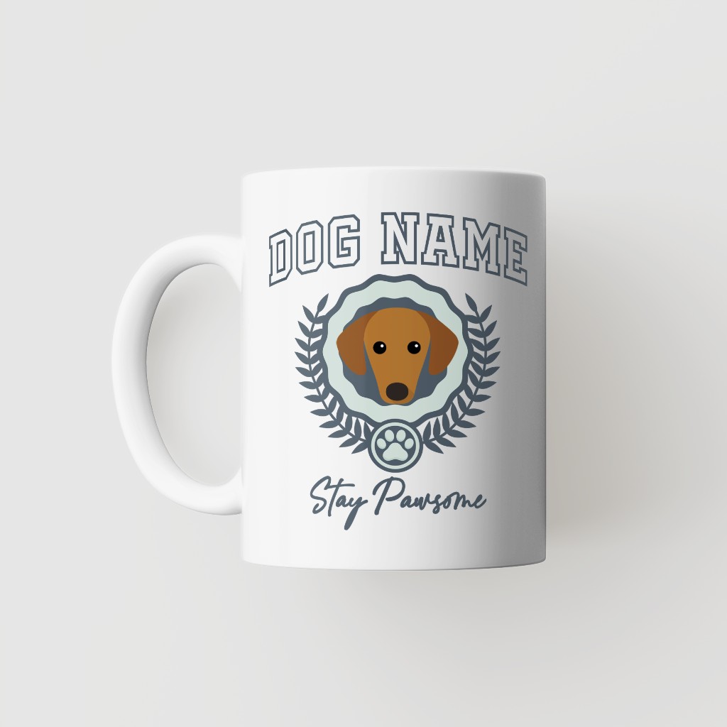 Stay Pawsome: Personalized {breedFullName} Mug