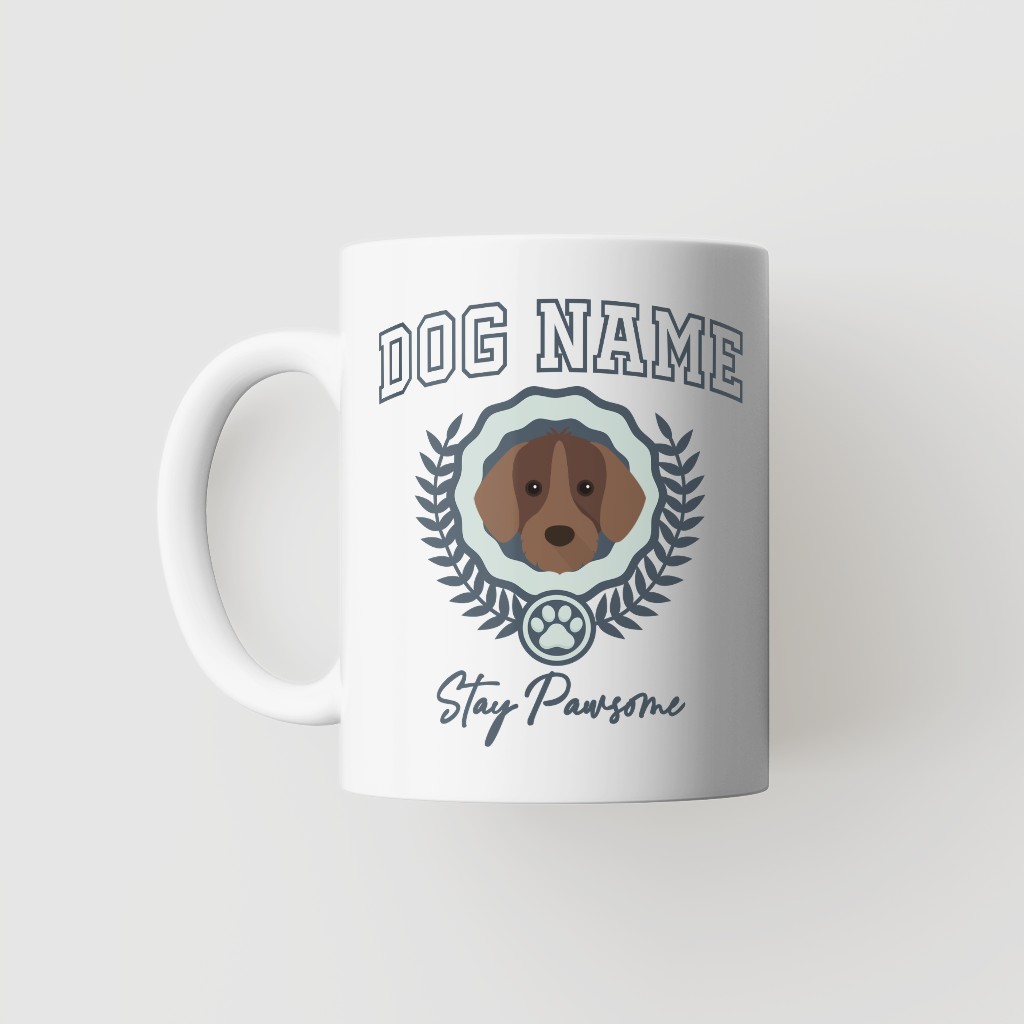 Stay Pawsome: Personalized {breedFullName} Mug