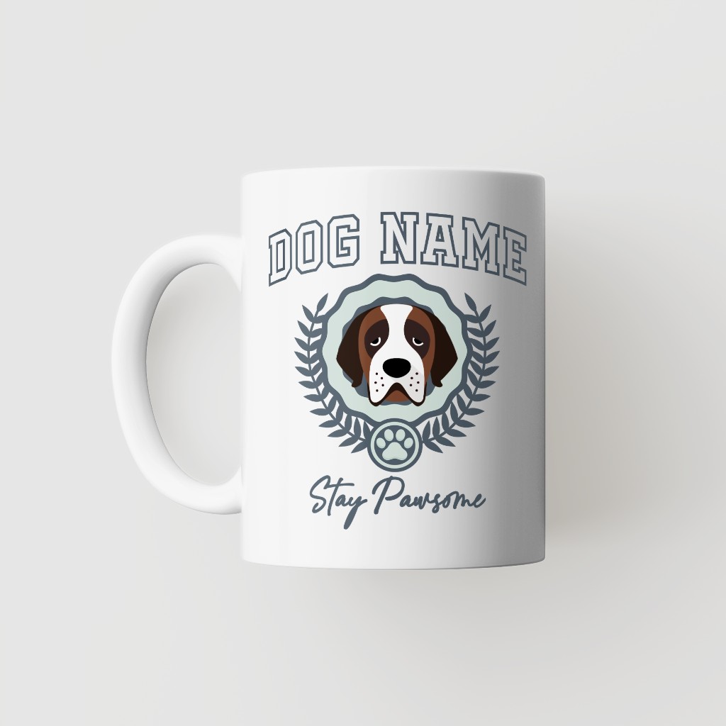 Stay Pawsome: Personalized {breedFullName} Mug