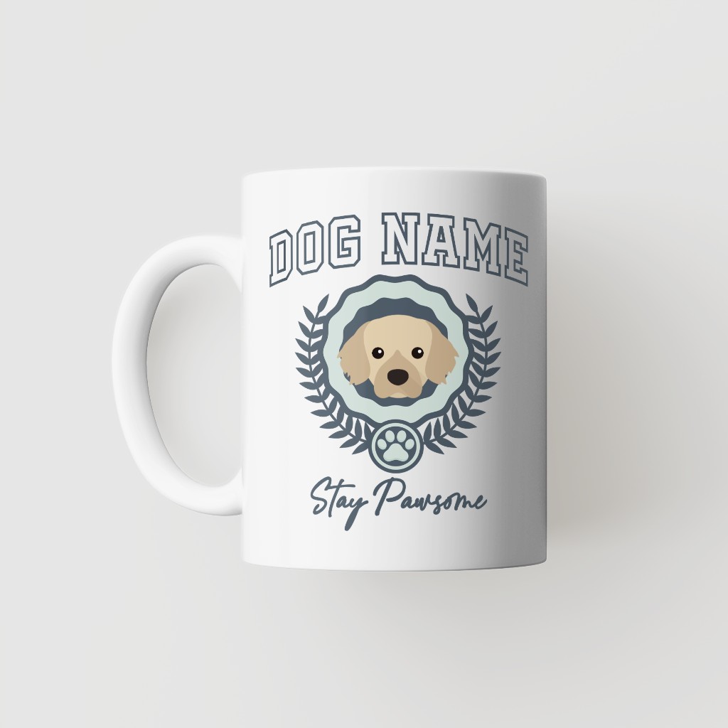 Stay Pawsome: Personalized {breedFullName} Mug