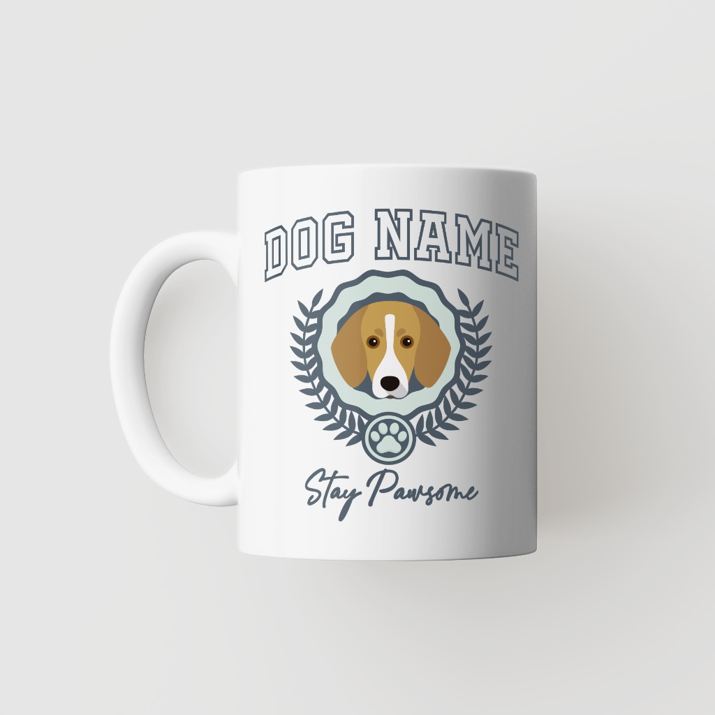 Stay Pawsome: Personalized {breedFullName} Mug