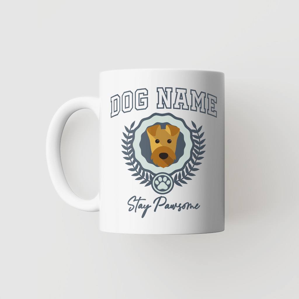 Stay Pawsome: Personalised {breedFullName} Mug