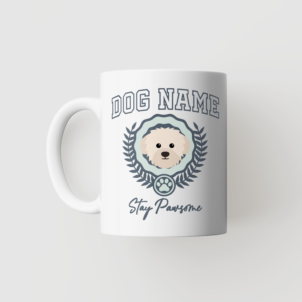 Stay Pawsome: Personalized {breedFullName} Mug