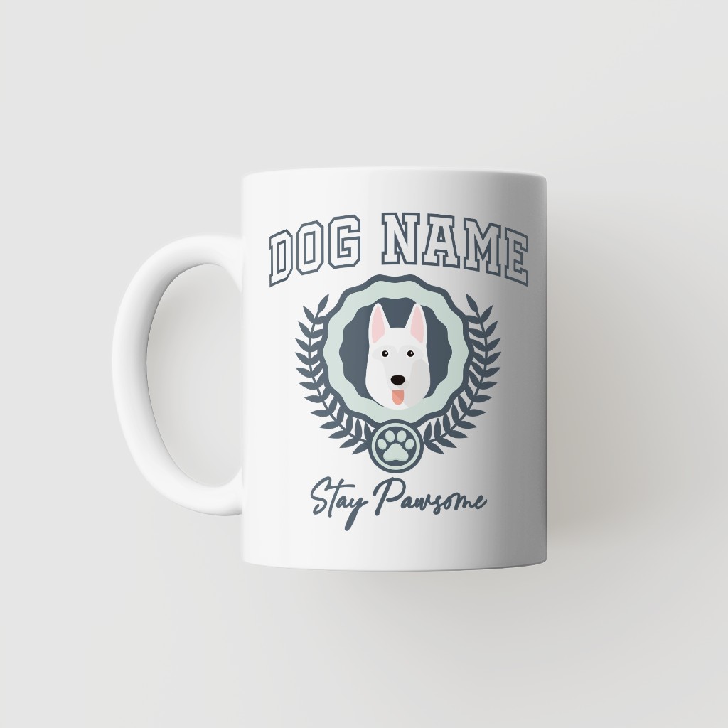 Stay Pawsome: Personalized {breedFullName} Mug