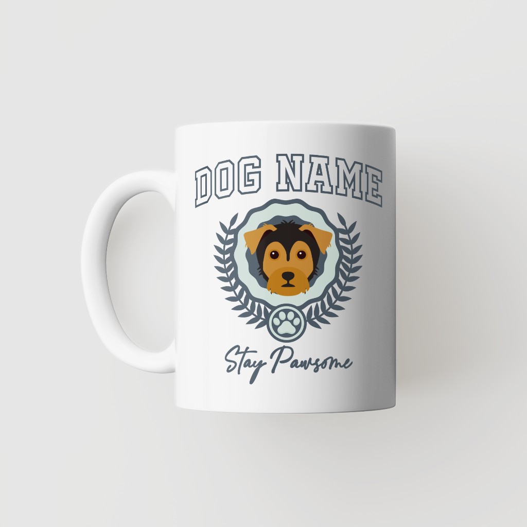 Stay Pawsome: Personalized {breedFullName} Mug