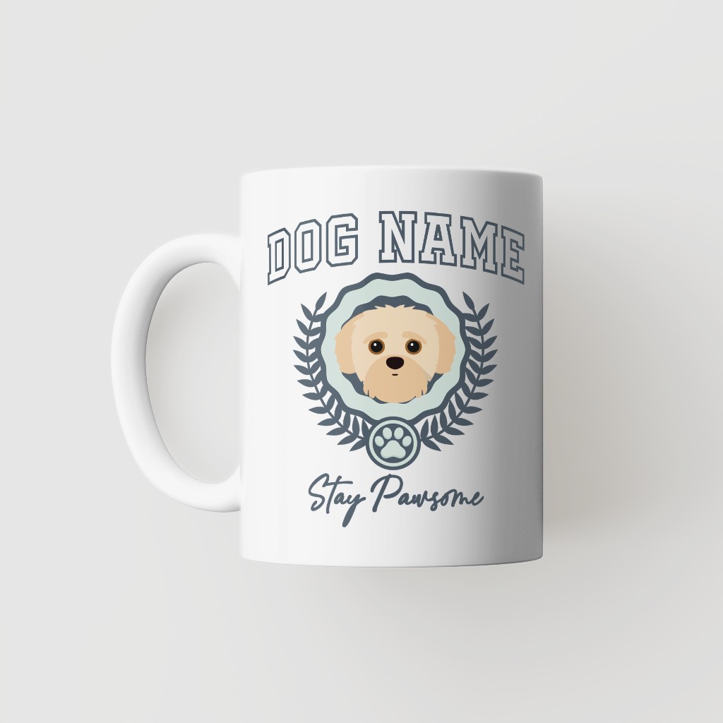 Stay Pawsome: Personalized {breedFullName} Mug