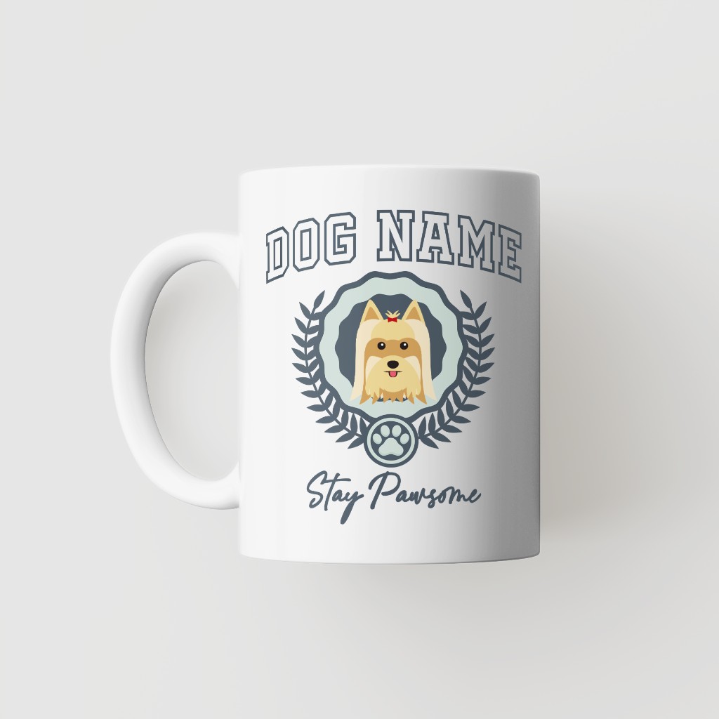 Stay Pawsome: Personalized {breedFullName} Mug