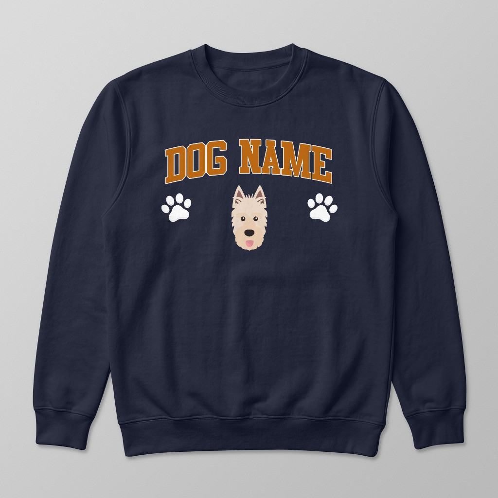 Campus Paws: Personalized {breedFullName} Sweatshirt
