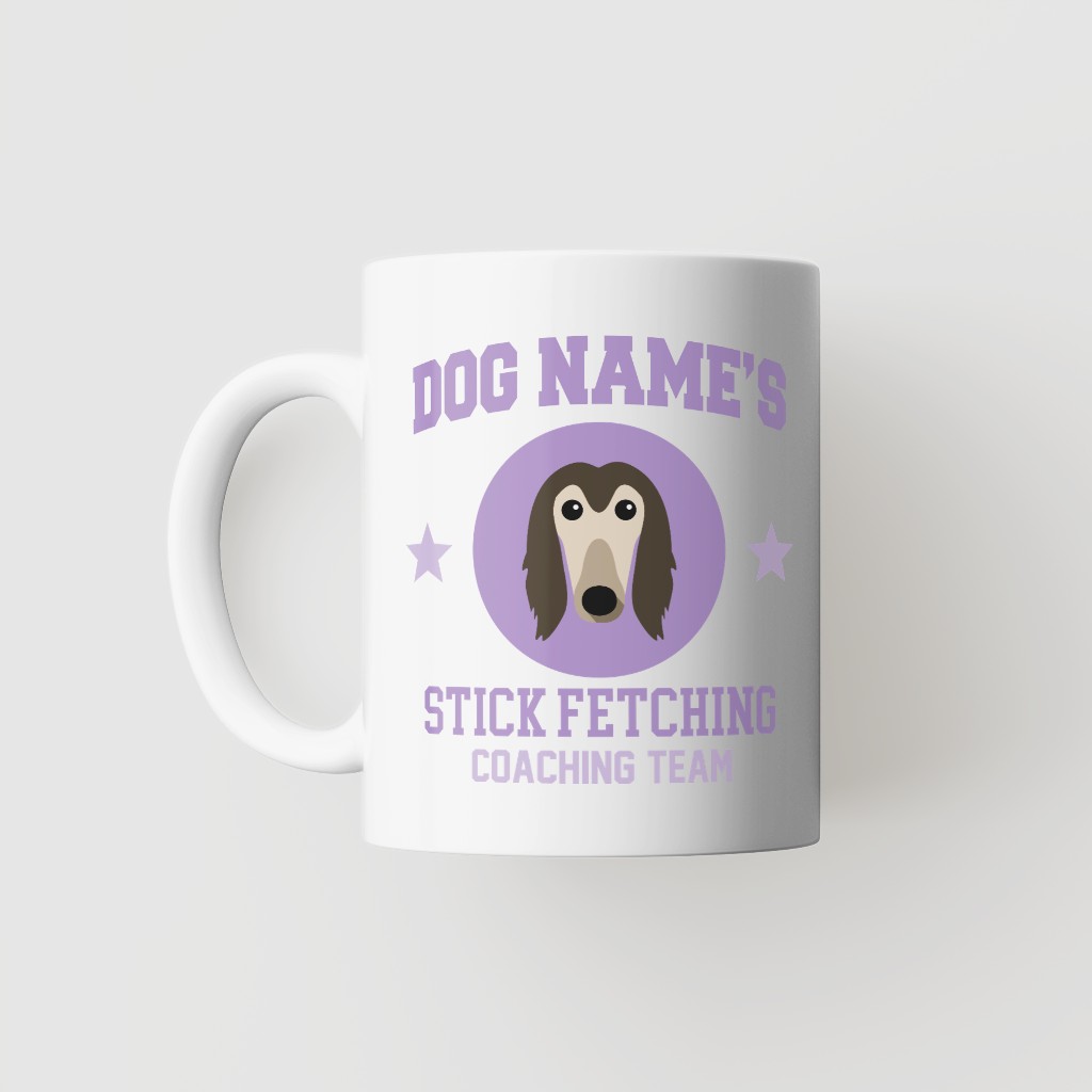 Stick Fetching Coaching Team: Personalized {breedFullName} Mug