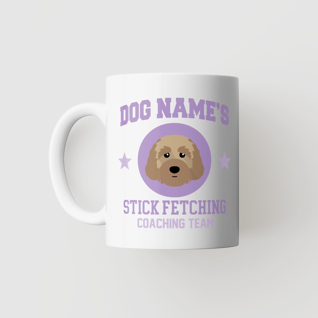 Stick Fetching Coaching Team: Personalized {breedFullName} Mug