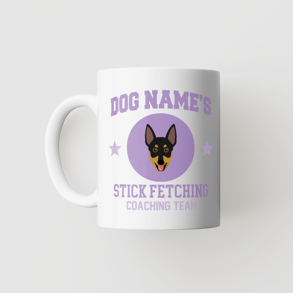 Stick Fetching Coaching Team: Personalized {breedFullName} Mug