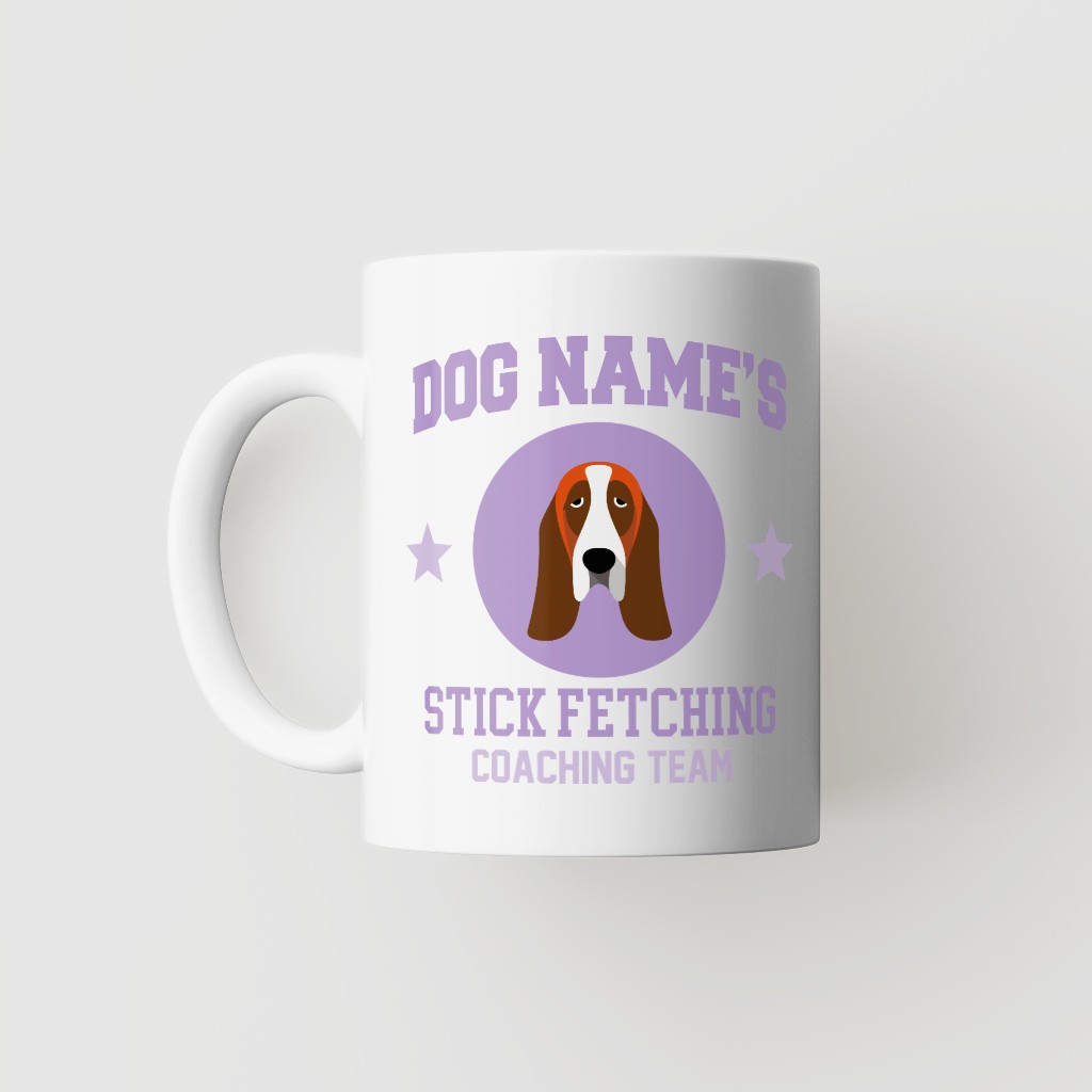 Stick Fetching Coaching Team: Personalized {breedFullName} Mug