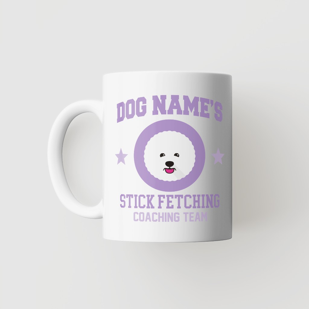 Stick Fetching Coaching Team: Personalized {breedFullName} Mug