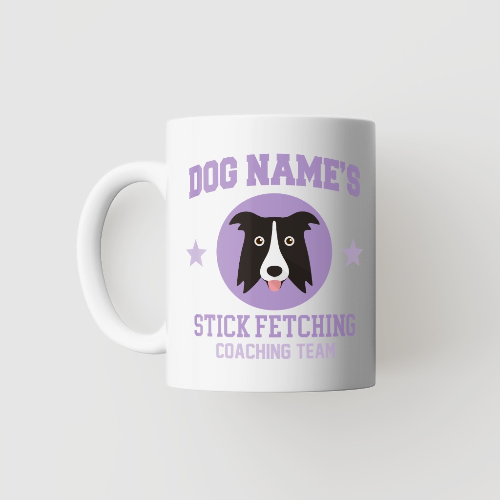 Stick Fetching Coaching Team: Personalized {breedFullName} Mug