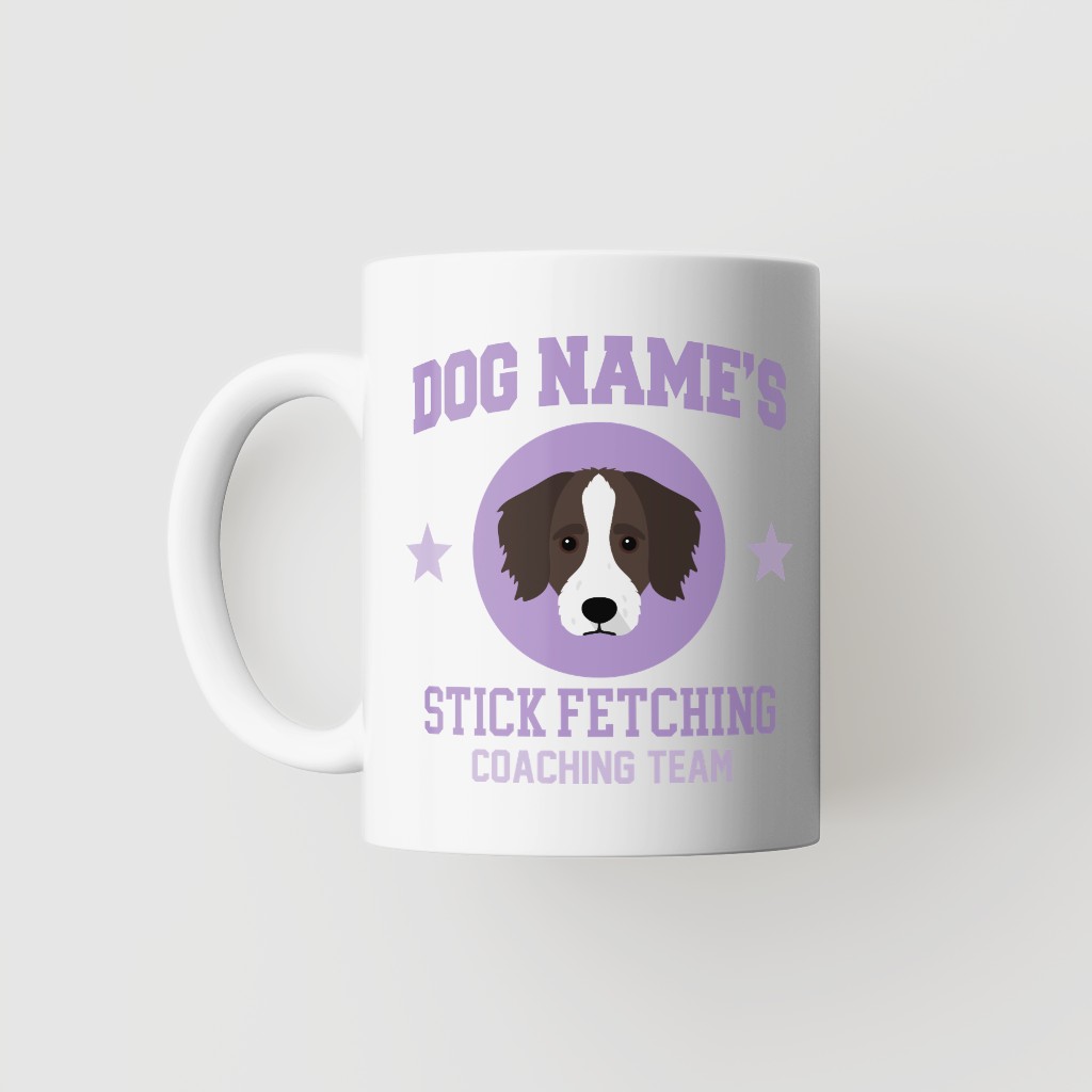 Stick Fetching Coaching Team: Personalized {breedFullName} Mug