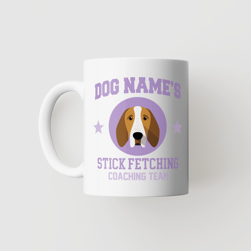 Stick Fetching Coaching Team: Personalized {breedFullName} Mug