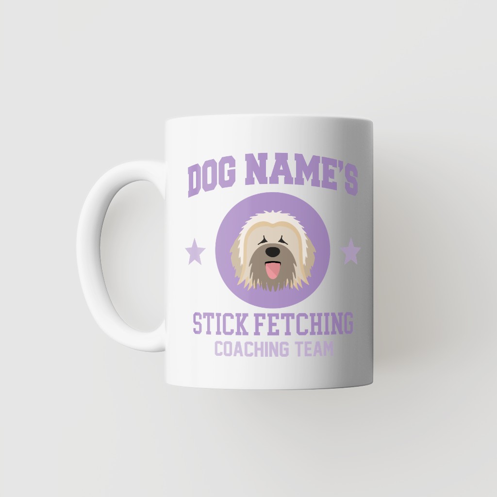 Stick Fetching Coaching Team: Personalized {breedFullName} Mug