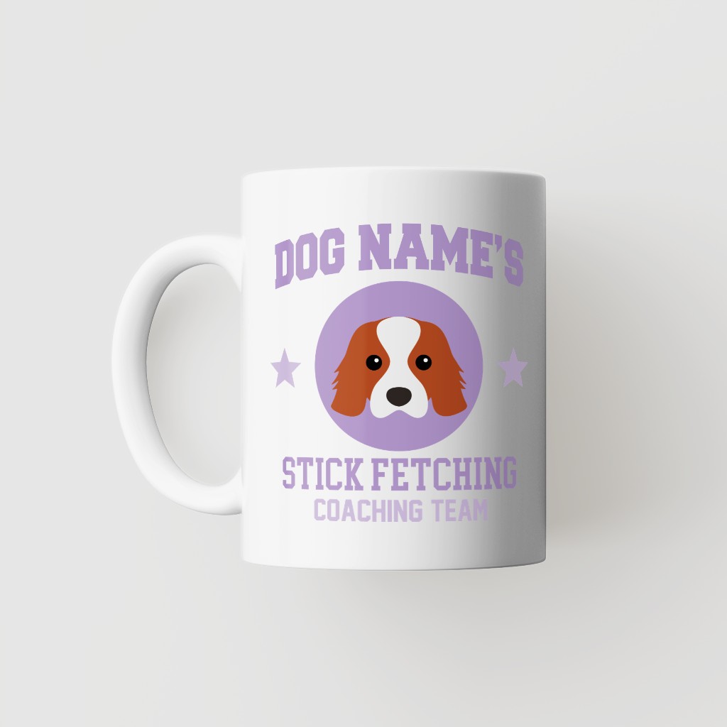 Stick Fetching Coaching Team: Personalised {breedFullName} Mug
