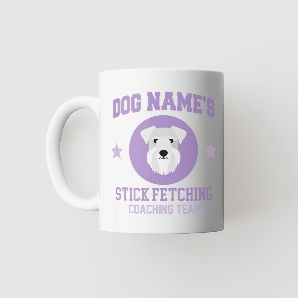 Stick Fetching Coaching Team: Personalized {breedFullName} Mug