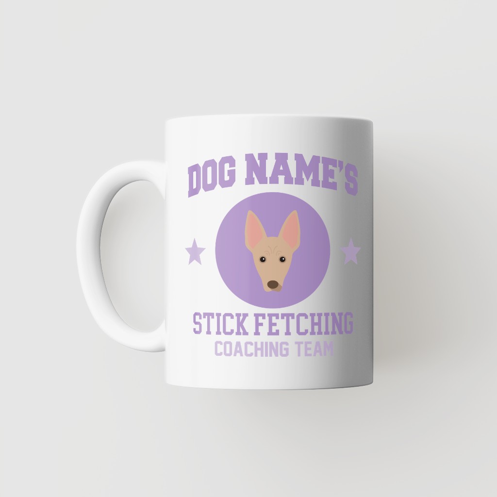 Stick Fetching Coaching Team: Personalized {breedFullName} Mug