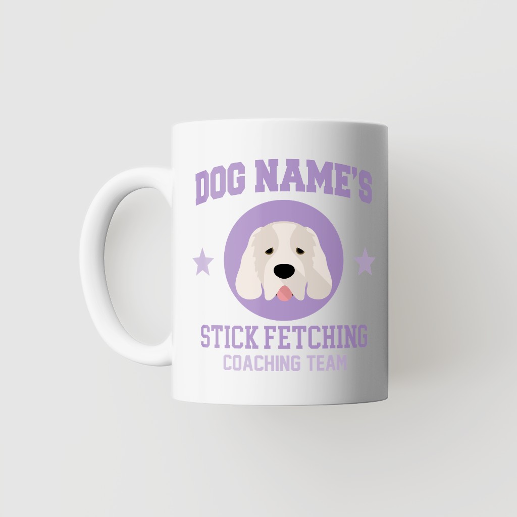 Stick Fetching Coaching Team: Personalized {breedFullName} Mug