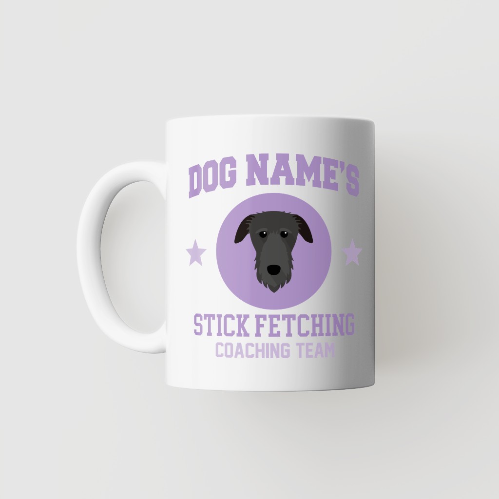 Stick Fetching Coaching Team: Personalized {breedFullName} Mug