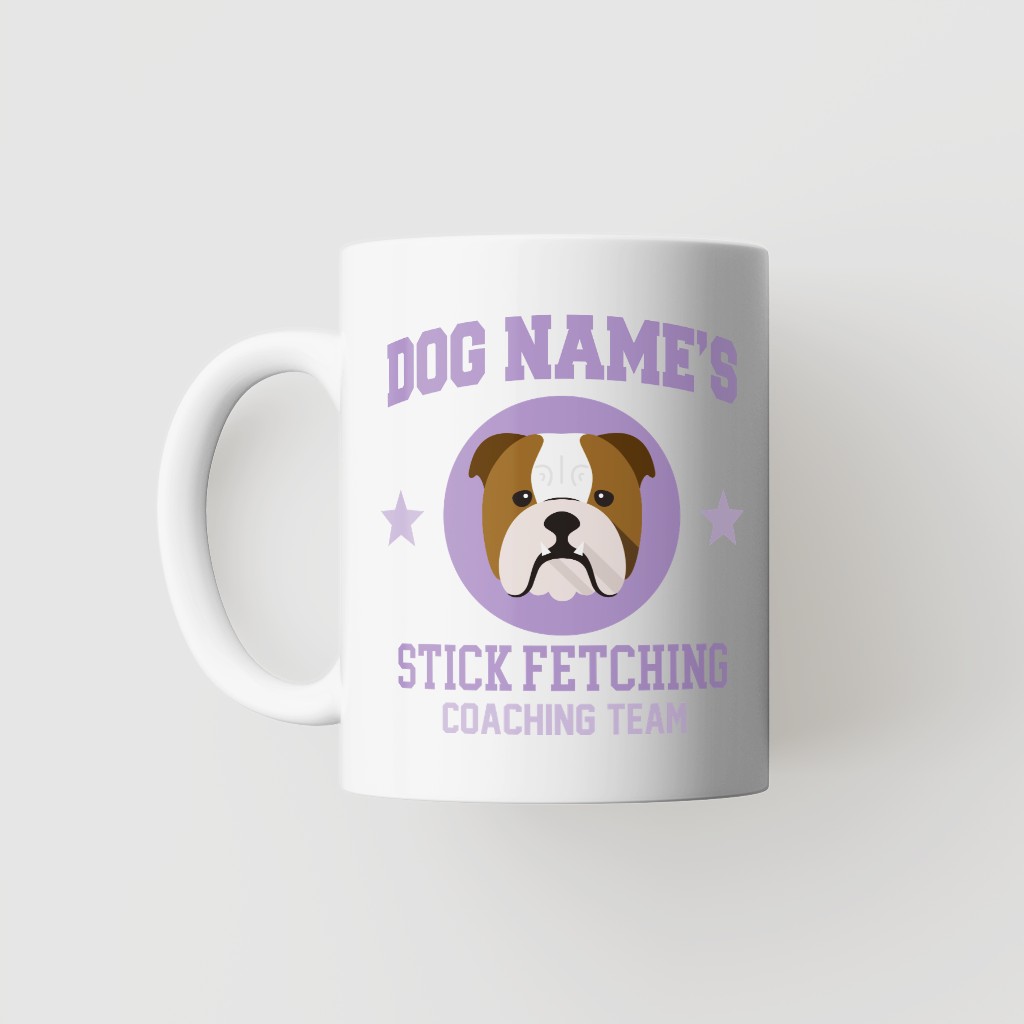 Stick Fetching Coaching Team: Personalized {breedFullName} Mug
