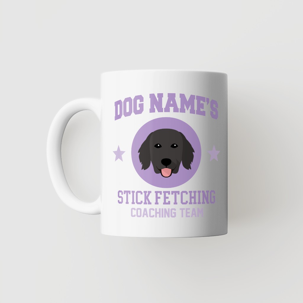 Stick Fetching Coaching Team: Personalized {breedFullName} Mug