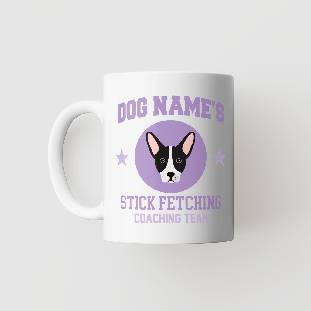 Stick Fetching Coaching Team: Personalized {breedFullName} Mug