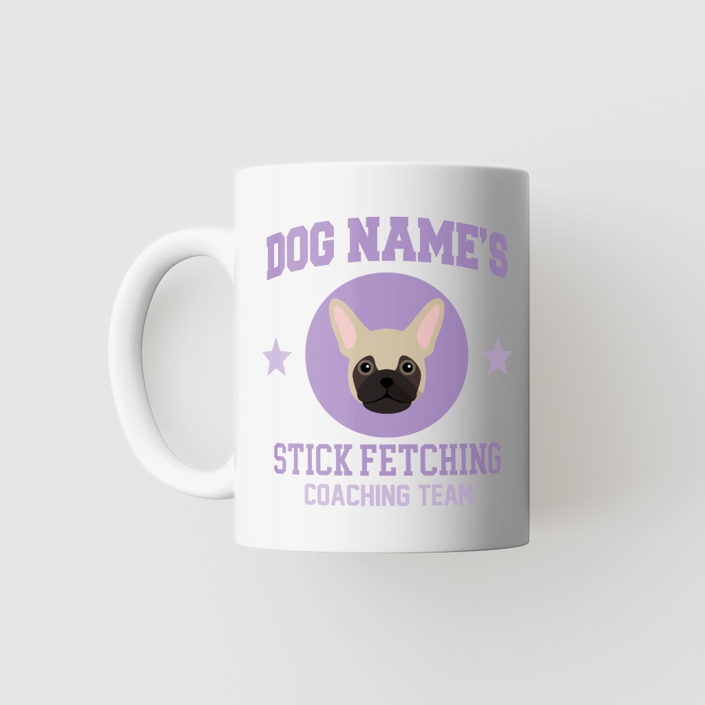 Stick Fetching Coaching Team: Personalized {breedFullName} Mug