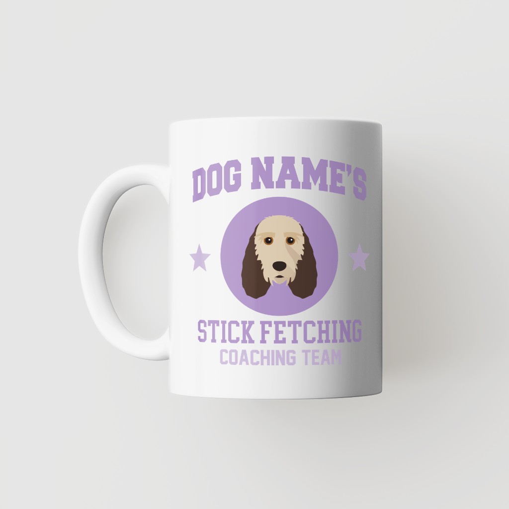 Stick Fetching Coaching Team: Personalized {breedFullName} Mug